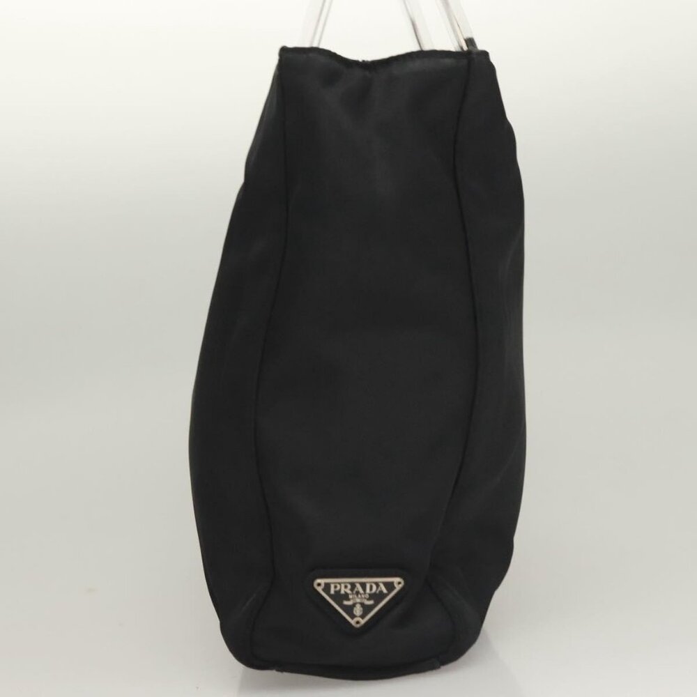 PRADA Hand Bag Nylon Black Clear Auth - Picture 4 of 16